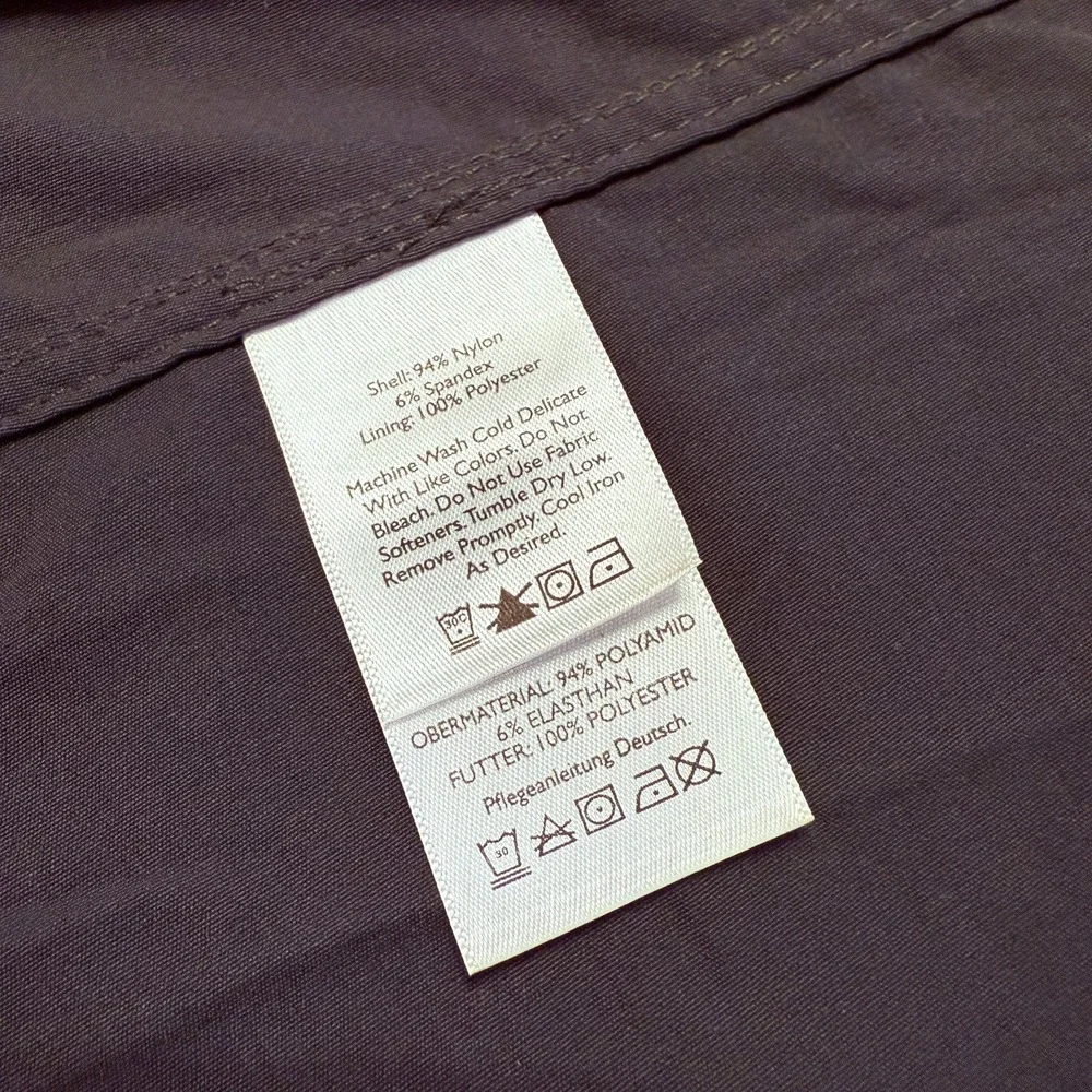 Eddie Bauer Travex Jacket Mens 44 Blazer Nylon Button Up Travel Gray Performance